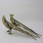 Статуэтка бронзовая пара Фазаны Bronze Birds варинант исполнения - 2 | Loft Concept в Екатеринбурге
