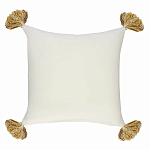 Чехол на подушку с кисточками и вышивкой птиц Ethnic mix Birds Square варинант исполнения - 4 | Loft Concept в Екатеринбурге