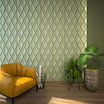 Гипсовая 3D панель с принтографией PM-102 варинант исполнения - 2 | Loft Concept в Екатеринбурге