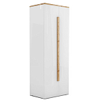 Шкаф платяной с белым глянцевым фасадом Grace of Furniture варинант исполнения - 1 | Loft Concept в Екатеринбурге
