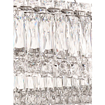 Люстра подвесная круглая из прозрачного хрусталя с корпусом из металла цвета хром Selfsufficient варинант исполнения - 6 | Loft Concept в Екатеринбурге