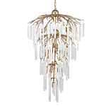 Люстра многоярусная с трубчатыми подвесками Dripping Crystals варинант исполнения - 3 | Loft Concept в Екатеринбурге