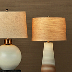 Настольная лампа фарфоровая с узором на корпусе Junction Place варинант исполнения - 4 | Loft Concept в Екатеринбурге