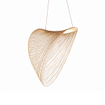 Подвесной светильник фигурный из деревянных прутьев Ecofriendly Light Source варинант исполнения - 2 | Loft Concept в Екатеринбурге