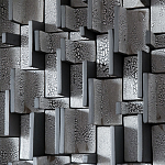 Абстрактное Объемное Панно Industrial panel Travers Coals варинант исполнения - 2 | Loft Concept в Екатеринбурге