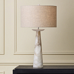 Настольная лампа на конусовидном корпусе с чашей и с тканевым абажуром Daydreaming варинант исполнения - 4 | Loft Concept в Екатеринбурге