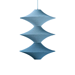 Подвесной вязаный голубой светильник «Звезда Востока 03» варинант исполнения - 2 | Loft Concept в Екатеринбурге