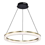 Люстра подвесная круглая светодиодная с золотым каркасом Ring Horizontal варинант исполнения - 3 | Loft Concept в Екатеринбурге