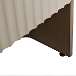 Тумба под телевизор серая с мраморной столешницей Uniqueness Marble варинант исполнения - 8 | Loft Concept в Екатеринбурге