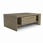 Стол журнальный с ящиками и открытыми полками Flowchart варинант исполнения - 1 | Loft Concept в Екатеринбурге