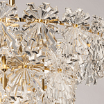 Люстра многоярусная с объемными прозрачными цветами Hanging Flowers варинант исполнения - 4 | Loft Concept в Екатеринбурге