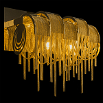 Бра с металлическими дугами и цепочками 33 см Atlantis Chain варинант исполнения - 8 | Loft Concept в Екатеринбурге