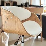 Вращающееся офисное кресло на колёсах Delwyn Chair варинант исполнения - 4 | Loft Concept в Екатеринбурге