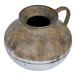 Ваза металлическая с ручкой Bygone Era варинант исполнения - 2 | Loft Concept в Екатеринбурге