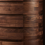 Комод деревянный с 7-ю ящиками Moon Walnut Furniture варинант исполнения - 5 | Loft Concept в Екатеринбурге