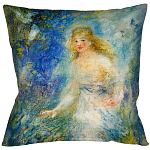 Подушка декоративная с принтом Весна Impressionism in Art варинант исполнения - 1 | Loft Concept в Екатеринбурге