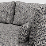 Мебельная ткань Шенилл серый цвет 142 см T4-46 варинант исполнения - 8 | Loft Concept в Екатеринбурге