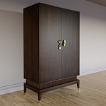 Платяной шкаф Elsa Dreams Walnut с 2-мя фасадами варинант исполнения - 2 | Loft Concept в Екатеринбурге