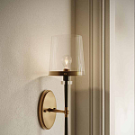 Бра настенное с прозрачным стеклянным абажуром Simple Pure Form варинант исполнения - 5 | Loft Concept в Екатеринбурге