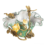 Чаша фигурная с обитателями леса и цветами Eden Garden варинант исполнения - 1 | Loft Concept в Екатеринбурге