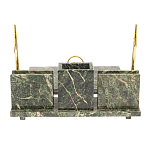 Настольный письменный набор из змеевика с гербом России Successful Leader варинант исполнения - 2 | Loft Concept в Екатеринбурге