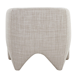 Дизайнерское кресло мягкое в белой обивке White Canvas варинант исполнения - 3 | Loft Concept в Екатеринбурге