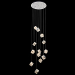 Люстра каскадная с мозаичным хрустальным оформлением Sparks of Crystal варинант исполнения - 2 | Loft Concept в Екатеринбурге