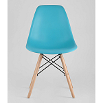 Пластиковый стул на ножках из массива бука Eames Torquoise варинант исполнения - 4 | Loft Concept в Екатеринбурге