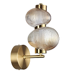 Бра с 2-мя рифлеными стеклянными шарами Marcelh Light варинант исполнения - 5 | Loft Concept в Екатеринбурге