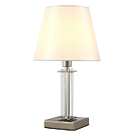 Настольная лампа с белым тканевым абажуром в форме конуса Laurent варинант исполнения - 2 | Loft Concept в Екатеринбурге