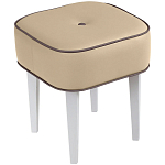 Квадратный мягкий пуф на белых ножках Winton Pouf Square варинант исполнения - 19 | Loft Concept в Екатеринбурге