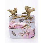 Фарфоровая шкатулка Bird talks варинант исполнения - 2 | Loft Concept в Екатеринбурге
