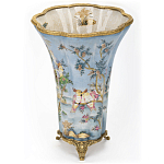 Фарфоровая ваза с изображением попугаев Eden Garden варинант исполнения - 3 | Loft Concept в Екатеринбурге