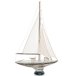 Деревянная статуэтка в виде парусника Sailboat Statuette варинант исполнения - 1 | Loft Concept в Екатеринбурге