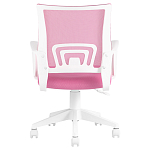 Офисное кресло с основанием из белого пластика Desk chairs Pink варинант исполнения - 4 | Loft Concept в Екатеринбурге