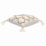 Подушка декоративная с геометрическим узором и кисточками Divine Abstractions варинант исполнения - 1 | Loft Concept в Екатеринбурге