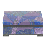 Шкатулка из натурального камня лазурит и чароит Stone Casket варинант исполнения - 2 | Loft Concept в Екатеринбурге