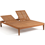 Шезлонг двухместный из эвкалипта Sunset варинант исполнения - 4 | Loft Concept в Екатеринбурге