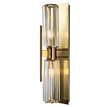 Бра с двумя хрустальными цилиндрическими плафонами Glass TUBE варинант исполнения - 2 | Loft Concept в Екатеринбурге