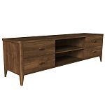 ТВ-тумба с 4-мя ящиками и полками из массива бука Tasteful Furniture варинант исполнения - 1 | Loft Concept в Екатеринбурге