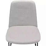 Стул мягкий светло-серый Chair Gray Runners варинант исполнения - 5 | Loft Concept в Екатеринбурге
