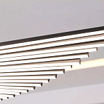 Люстра в виде распахнутых крыльев из тонких металлических планок Flight of Freedom варинант исполнения - 12 | Loft Concept в Екатеринбурге