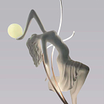 Торшер белая статуэтка Девушка Girl Carries Light Balls варинант исполнения - 2 | Loft Concept в Екатеринбурге