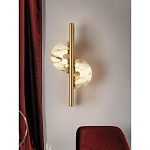 Бра  с фигурным мраморным рассеивателем Spiral of Warm Light варинант исполнения - 7 | Loft Concept в Екатеринбурге