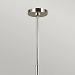 Люстра с 6-ю лампами на тонких изогнутых рожках в современном стиле Feiss варинант исполнения - 9 | Loft Concept в Екатеринбурге