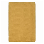 Плед из шерсти цвета охры с бахарамой Waffle Comfort варинант исполнения - 1 | Loft Concept в Екатеринбурге