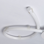 Люстра белого цвета с тремя изогнутыми светодиоидными плафонами Luke Lampco Tracer Lamp варинант исполнения - 8 | Loft Concept в Екатеринбурге