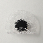 Бра из текстурированного прозрачного стекла с изогнутым краем Textured Glass  варинант исполнения - 4 | Loft Concept в Екатеринбурге