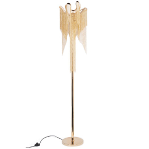 Торшер Metal gold bar