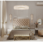 Бра с каскадом из прозрачного хрусталя и корпусом золотого цвета Constant Sparks варинант исполнения - 6 | Loft Concept в Екатеринбурге